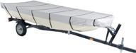 icover jon boat cover: trailerable & water-proof, fits 12-18ft long boats, up to 75in beam width logo