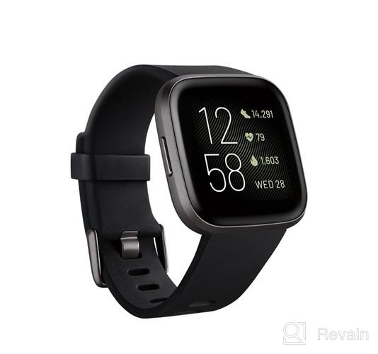 img 1 attached to 🏊 Fitbit Versa 2: Your Ultimate Health and Fitness Smartwatch with Heart Rate, Music, Alexa Built-In, Sleep and Swim Tracking, Black/Carbon (Includes S and L Bands) review by Barbara Simmons