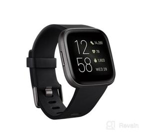 img 5 attached to 🏊 Fitbit Versa 2: Your Ultimate Health and Fitness Smartwatch with Heart Rate, Music, Alexa Built-In, Sleep and Swim Tracking, Black/Carbon (Includes S and L Bands)