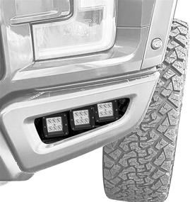 img 3 attached to Dasen LED Fog Work Light Pods & Front Bumper Mount Kit for 2017-2021 Ford SVT Raptor: Powerful 6x 24W Lights with Rocking Switch Wiring Kit