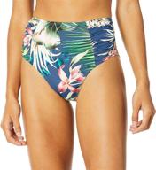 blanca womens shirred swimsuit tropical women's clothing logo