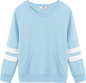 img 3 attached to 👧 Arshiner Sweatshirts for Girls: Stylish Tracksuit for Active Kids - Casual Sport Tops and Athletic Clothing