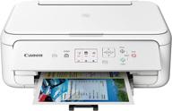 🖨️ canon ts5120 wireless all-in-one printer with scanner and copier: mobile printing, airprint(tm) & google cloud print compatible [white] logo