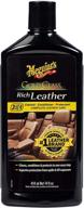 📦 meguiar's gold class rich leather lotion: complete care for cleansing, conditioning, and protection - g7214, 14 oz logo