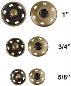 img 1 attached to Enhance Your Sewing Projects with Cotowin Snaps Bronze Press Buttons