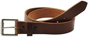 img 2 attached to 🐂 Premium Bullhide Belts: Smooth Leather for Long-Lasting Durability in Inches