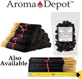 img 1 attached to 🌿 Aroma Depot Kush Most Exotic Incense Sticks - Long Lasting & 100% Pure! 85-100 Sticks, 10.5 Inches, 45 mins to 1 Hour Each