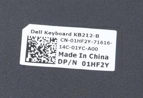 img 2 attached to 💻 Клавиатура Dell 2GR91 Slim USB - улучшенное печатание для моделей Dell (черный)
