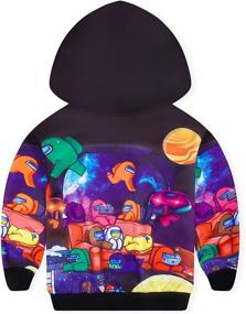 img 3 attached to 👕 Trendy Boys' Clothing: Explore the Fashionable Among Hoodie Sweater Pullover!
