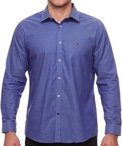 img 3 attached to 👔 Cotton Dress Shirt for Men by Tommy Hilfiger - Premium Selection