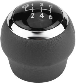 img 4 attached to Black Manual 6-Speed Gear Shift Knob Replacement - Ball Head Gear Stick Shift Level Knob