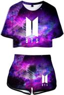 👕 bts set skirt: trendy bangtan boys casual t-shirt featuring jimin, suga, v, j-hope - perfect for dressing in style and showing support logo