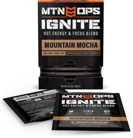 img 3 attached to ☕️ MTN OPS Hot Ignite Energy Drink Mix - Mountain Mocha Trail Packs, Supercharged Focus Enhancer