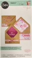 💌 sizzix die set: katelyn's envelope liners - 10 pack, a2 & a7 sizes, multi color framelits logo