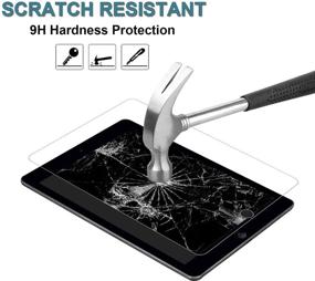 img 2 attached to Zenosy [2-Pack] Screen Protector Compatible With IPad 8/7 (10