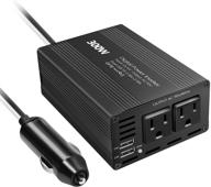 power inverter converter charger black logo