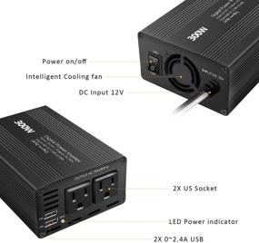 img 2 attached to Power Inverter Converter Charger Black