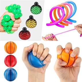 img 2 attached to 🎁 OYRGCIK 40 Pack Sensory Fidget Toys Set - Stress Relief and Anti-Anxiety Tools Bundle for Kids and Adults - Hand Toys for Birthday Party Favors, Pinata Fillers, Classroom Rewards, Treasure Box Prizes