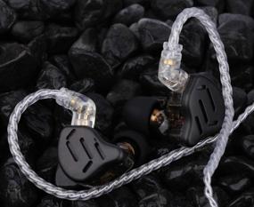 img 2 attached to Наушники Linsoul KZ ZAX Hybrid Driver HiFi In-Ear – 1DD+7BA, корпус из цинкового сплава, съемный кабель 2 Pin 0.75мм OFC (без микрофона, черные)