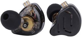 img 3 attached to Наушники Linsoul KZ ZAX Hybrid Driver HiFi In-Ear – 1DD+7BA, корпус из цинкового сплава, съемный кабель 2 Pin 0.75мм OFC (без микрофона, черные)