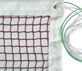 img 4 attached to 🏸 DURR Badminton Net, Outdoor Indoor Sports Classic Badminton Replacement Net for Backyard, Beach, Garden, Schoolyard (20 FT x 2.5 FT) - Includes Steel Cable Rope for Enhanced Durability