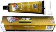 black por-15 patch - 4 oz filler & seam sealer with ultimate adhesive properties - repairs holes, cracks in steel, wood, and select plastics - reinforces weakened metal логотип