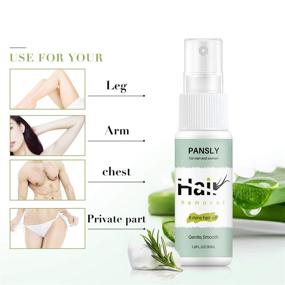 img 3 attached to 👩 Effortless Hair Removal Made Easy: 8 Mins Hair Off Hair Removal Cream for Face, Body, Pubic Hair, Depilatory Beard, Bikini, Legs, Armpit - Painless Hair Removal Spray