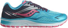 img 3 attached to 👟 Saucony Ride Big Kid Girls' Athletic Sneaker Shoes