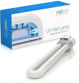 img 3 attached to NailStar Replacement 9W U-Shaped 365nm Bulbs for NailStar UV Nail Lamp Dryer - 4 Pack: Optimal Performance and Longevity