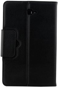 img 1 attached to 🔌 Binguowang Keyboard Case - Folio PU Leather Stand Cover with Detachable Wireless Keyboard for Samsung Galaxy Tab A 9.7' - Inch (Black)