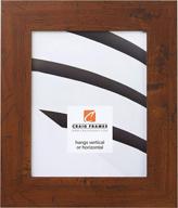 🖼️ craig frames fm74dkw 16x24 picture frame: smooth finish, 2-inch wide, dark brown - enhance your artwork or photos! логотип