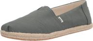 toms mens alpargata loafer black men's shoes in loafers & slip-ons logo