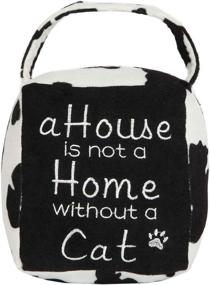 img 4 attached to 🐱 Lily's Home Decorative Weighted Fabric Door Stopper - A House Isn't Complete Without an Animal Print Cat