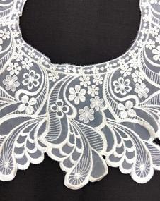 img 1 attached to Embroidery Dickey Trims Wedding Neckline