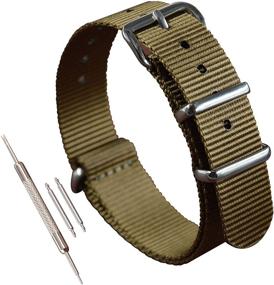 img 4 attached to 🔒 Superior Quality Khaki Nylon One Piece Buckle Replacement for Various Uses