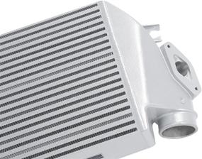 img 1 attached to Mishimoto MMTMIC-WRX-08SLRD Top-Mount Intercooler Kit Compatible With Subaru WRX 2008-2014 Silver Cooler