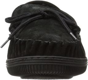 img 3 attached to Lamo Mens Synthetic Moccasin Black Men's Shoes and Loafers & Slip-Ons