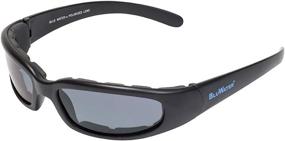 img 1 attached to 🕶️ BluWater Floating 6 Polarized Sunglasses with Vented EVA Foam, Smoke Lens for UV Protection, Matte Black Frame