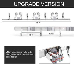 img 2 attached to 🛁 Stainless Steel Bathroom Organizer by AOBIS: Optimal Bathroom Organization Solution