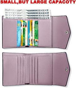 img 3 attached to 👛 Womens Blocking Wallet - Stylish Bifold Leather Handbag with Secure Pockets