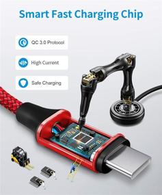 img 3 attached to 💡 Braided Charging Cable for Samsung: The Ideal Industrial Electrical Wiring and Connecting Solution