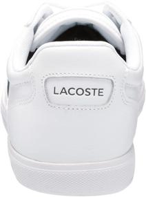 img 2 attached to 👟 Lacoste Europa White Medium Men's Sneakers – Combining Style and Comfort