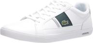 👟 lacoste europa white medium men's sneakers – combining style and comfort logo