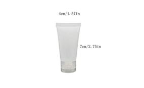 img 1 attached to Refillable Plastic Container Cleanser Transparent