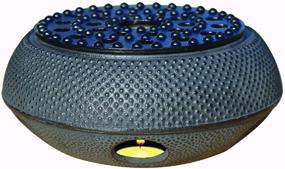 img 1 attached to 🍵 Old Dutch International 6" Matte Black Cast Iron Teapot: Enhance Your Tea Experience with Tetsubin Warmer 5.7