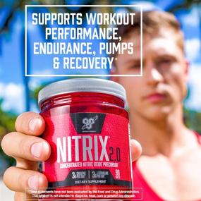 img 1 attached to 💪 BSN NITRIX 2.0: Advanced Nitric Oxide Booster- Maximizes Workout Performance, Muscle Recovery, and Endurance- 180 Tablets