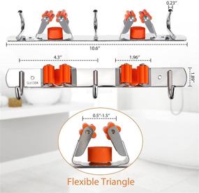 img 3 attached to 🛀 Stainless Bathroom Organizer Storage by MOHOO