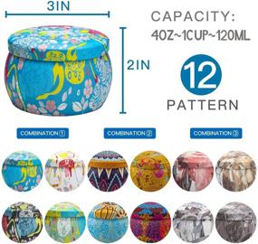 img 3 attached to 🕯️ Candle Tins Containers with Lids 4 oz 24 Piece - Perfect Empty Candle Jars for DIY Candle Making & Decorative Crafts