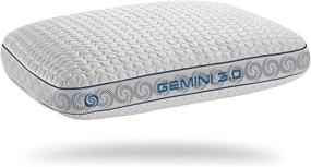 img 2 attached to Bedgear Hypoallergenic Dual-Sided Gemini Performance Pillow – Size 3.0 – Cooling & Moisture Wicking with Washable Cover – Perfect for Back, Side, and Stomach Sleepers