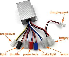 img 3 attached to 🚴 Enhanced Performance: 24V 250W Motor Brush Speed Controller for Electric Bike Bicycle & Scooter